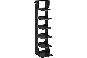7-Tier Vertical Shoe Rack: Space Saver for Small Spaces