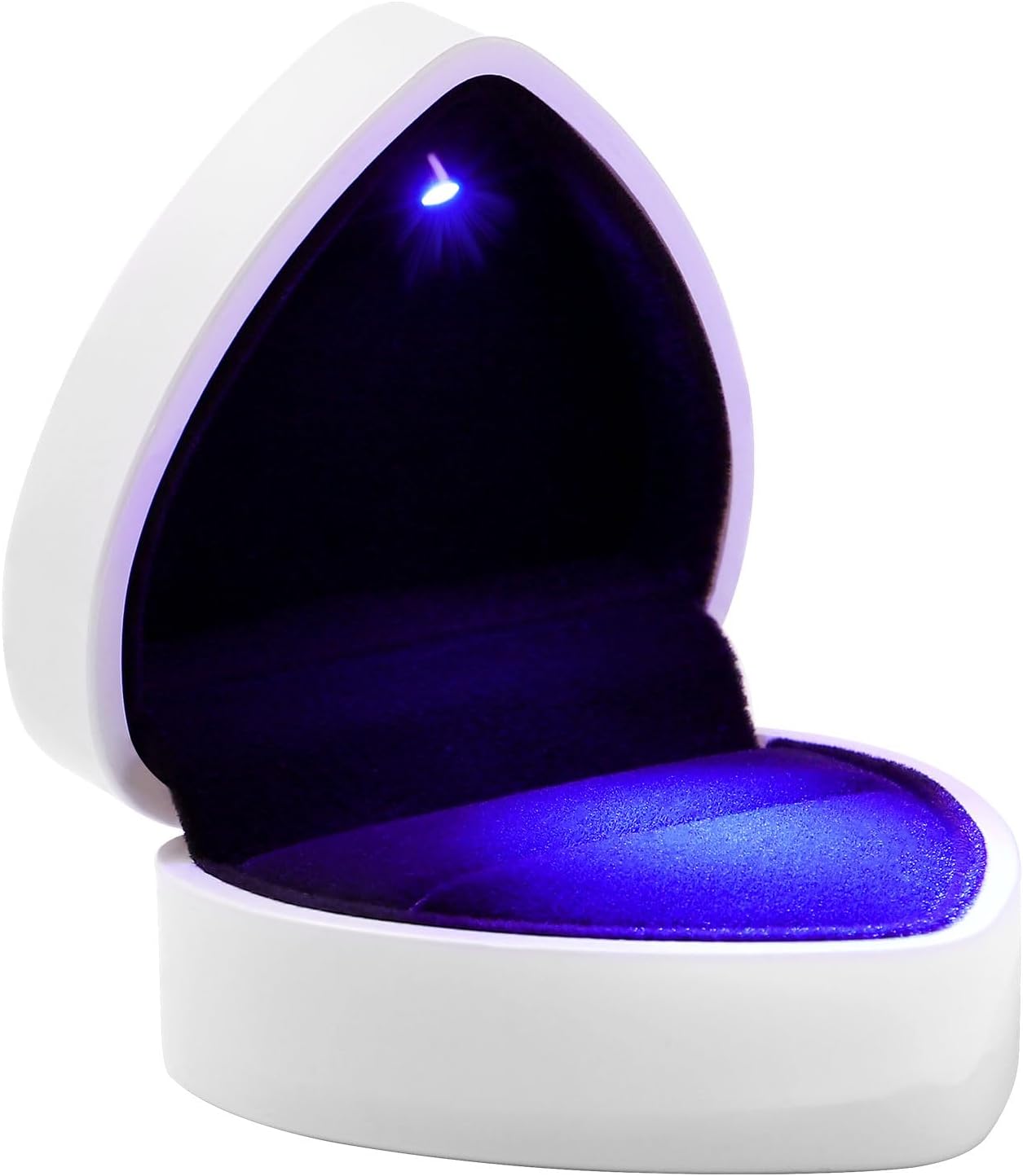 Herzförmige Ringbox - Magnetische Ringschatulle Für Verlobung & Hochzeit