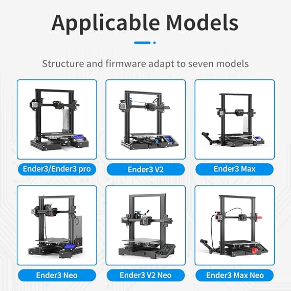 Official Creality 3D Printer Ender 3 Upgraded Silent Board Motherboard V4.2.7 with TMC2225 Driver Marlin 2.0.1 for Ender 3/ Ender 3 V2/ Ender 3 Pro/Ender 3 Max/Ender 3 Neo/3 V2 Neo/3 Max Neo