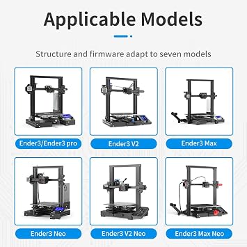 Official Creality 3D Printer Ender 3 Upgraded Silent Board Motherboard V4.2.7 with TMC2225 Driver Marlin 2.0.1 for Ender 3/ Ender 3 V2/ Ender 3 Pro/Ender 3 Max/Ender 3 Neo/3 V2 Neo/3 Max Neo