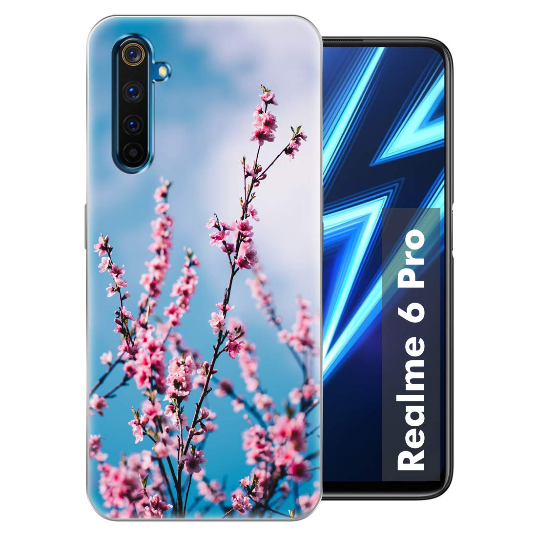 Fashionury"Flowers Printed Soft Silicone Designer Pouch Mobile Back Cover for Realme 6 Pro |Realme 6 Pro Case and Covers | for Boys & Girls (B08772V3TK) Amazon Price History, Amazon Price Tracker