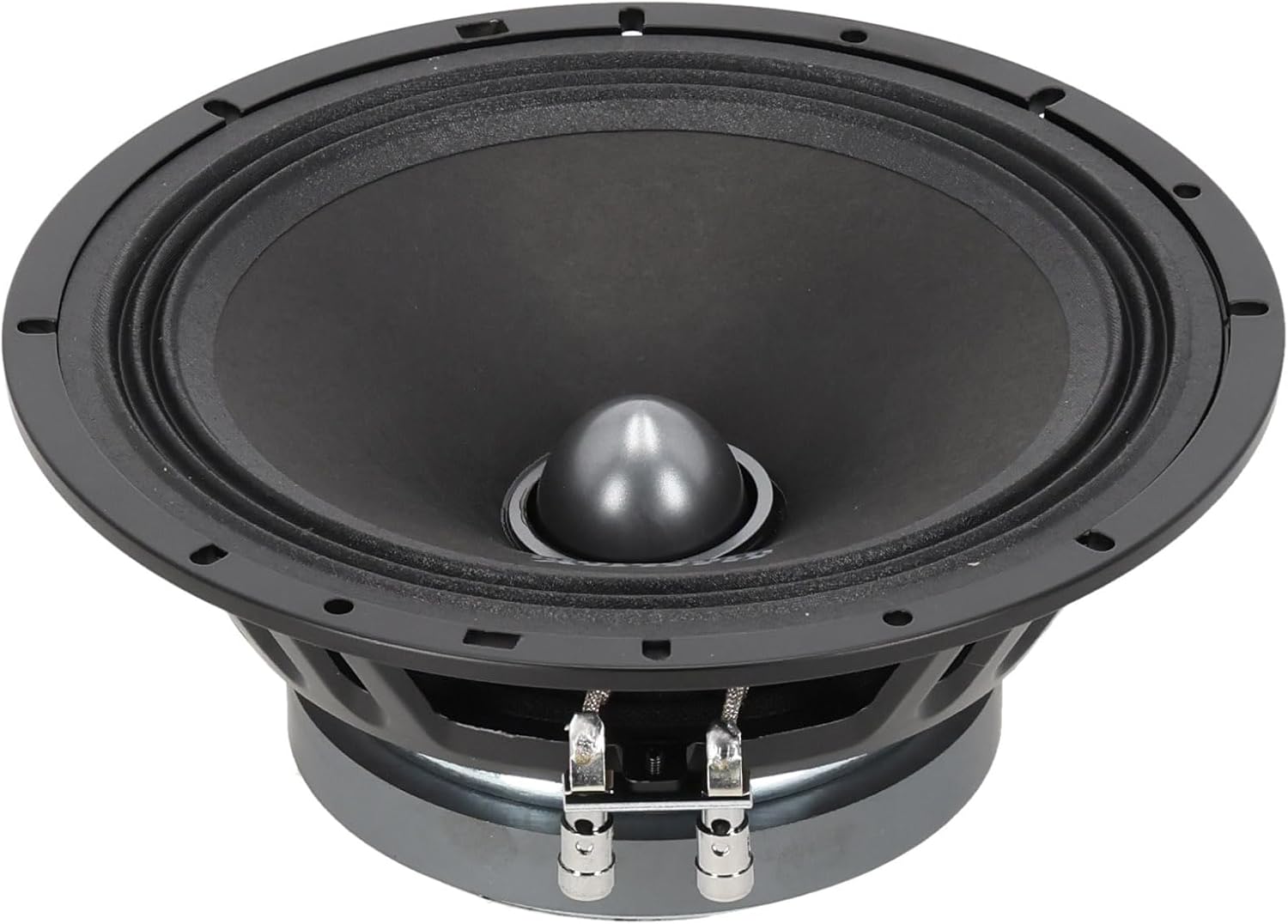 Sundown Audio LCMR-8 S-LCMR88 100-Watt RMS 8 in Car Audio Midrange Speaker 8 Ohm, Phase Plug, 120Hz-6kHz Response, for Vehicle Stereo, 2-Piece
