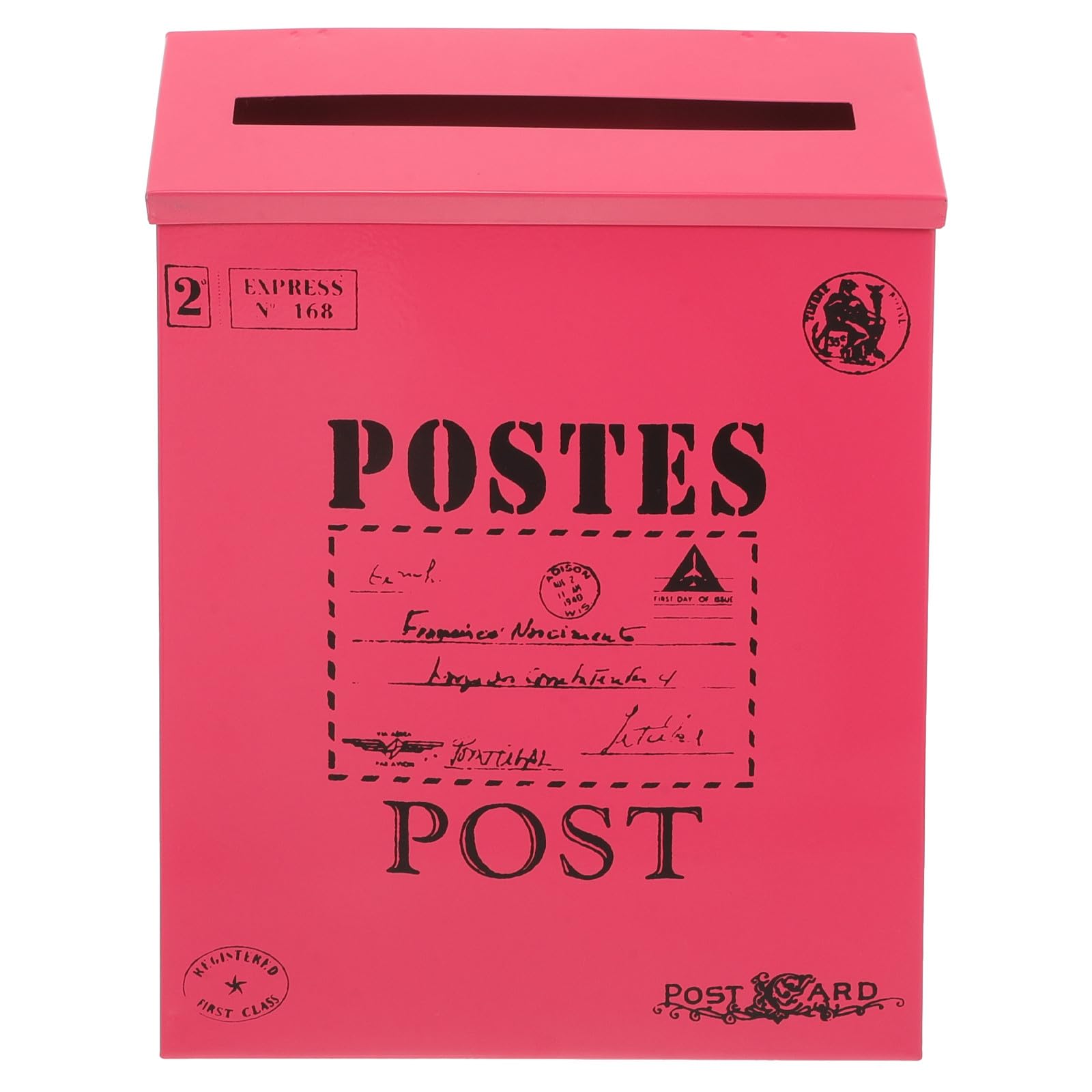 Boîte aux lettres en fer Alipis murale design simple et finition haut de gamme
