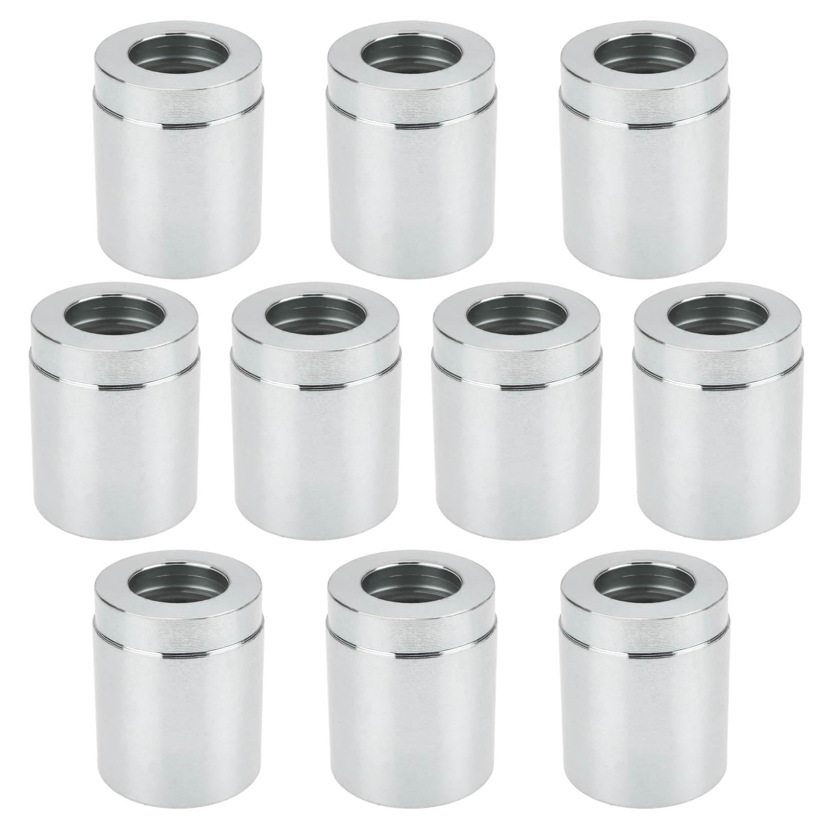 eMagTech Pack of 10 Hydraulic Swage Ferrules Non-Skive Hydraulic Swage Ferrules Hose Hydraulic Ferrules Suitable for SAE R1AT/R2AT Hoses
