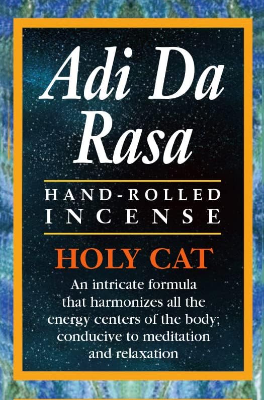 Miniatura 3 de Adi Da Rasa Holy Cat All Natural Incense una fórmula intrincada que armoniza todos los centros de energía del cuerpo  20 varillas de larga