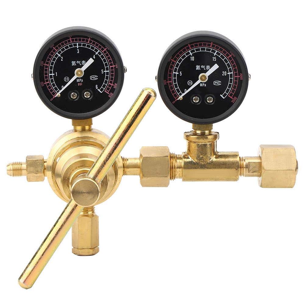 Buy Nitrogen Pressure Reducing Valve 60kg Brass Nitrogen Regulator