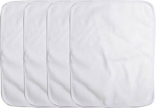 Craft Express Sublimtion Baby Burp Cloth - Tela lavable a máquina para bebés, listo para ser personalizado en prensa de calor plano, paquete de 2