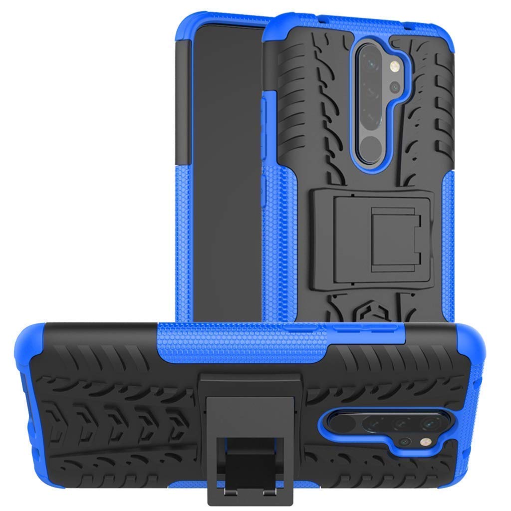 Lustree Plastic For Redmi 9 Prime Hybrid Armor Back Cover Case With Kickstand Wheel Pattern For Redmi 9 Prime ,Blue (B08GKZC56Q) Amazon Price History, Amazon Price Tracker