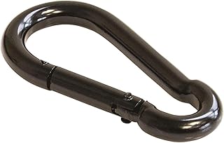 Black Spring Snap Hook 1/4