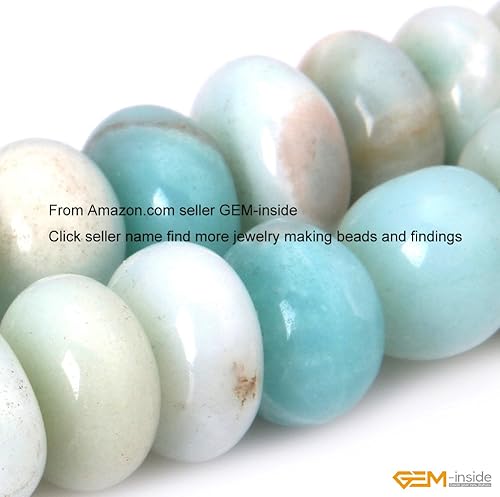 Miniatura 4 de Gem-Inside - Cuentas sueltas de piedra de Tiendaita de 0.315 x 0.472in, cuentas de energía de patata libre para hacer joyas de 15.0in