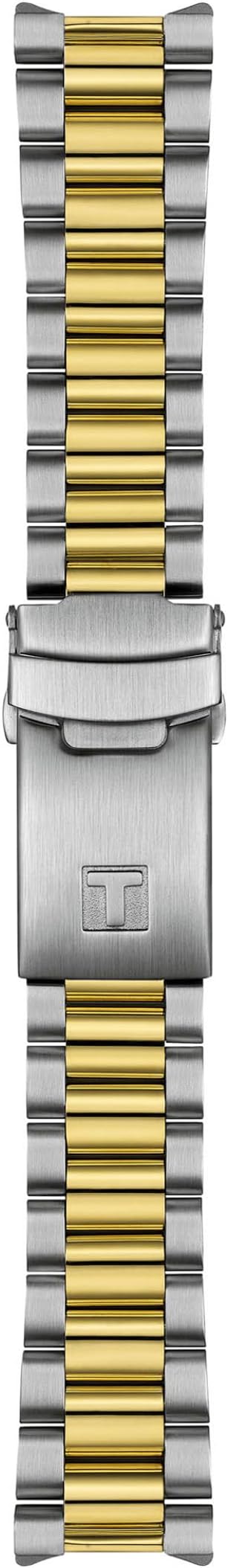 Tissot Men's Analogue Quartz Watch with Stainless Steel Strap T1494172205100, Grey, Bracelet