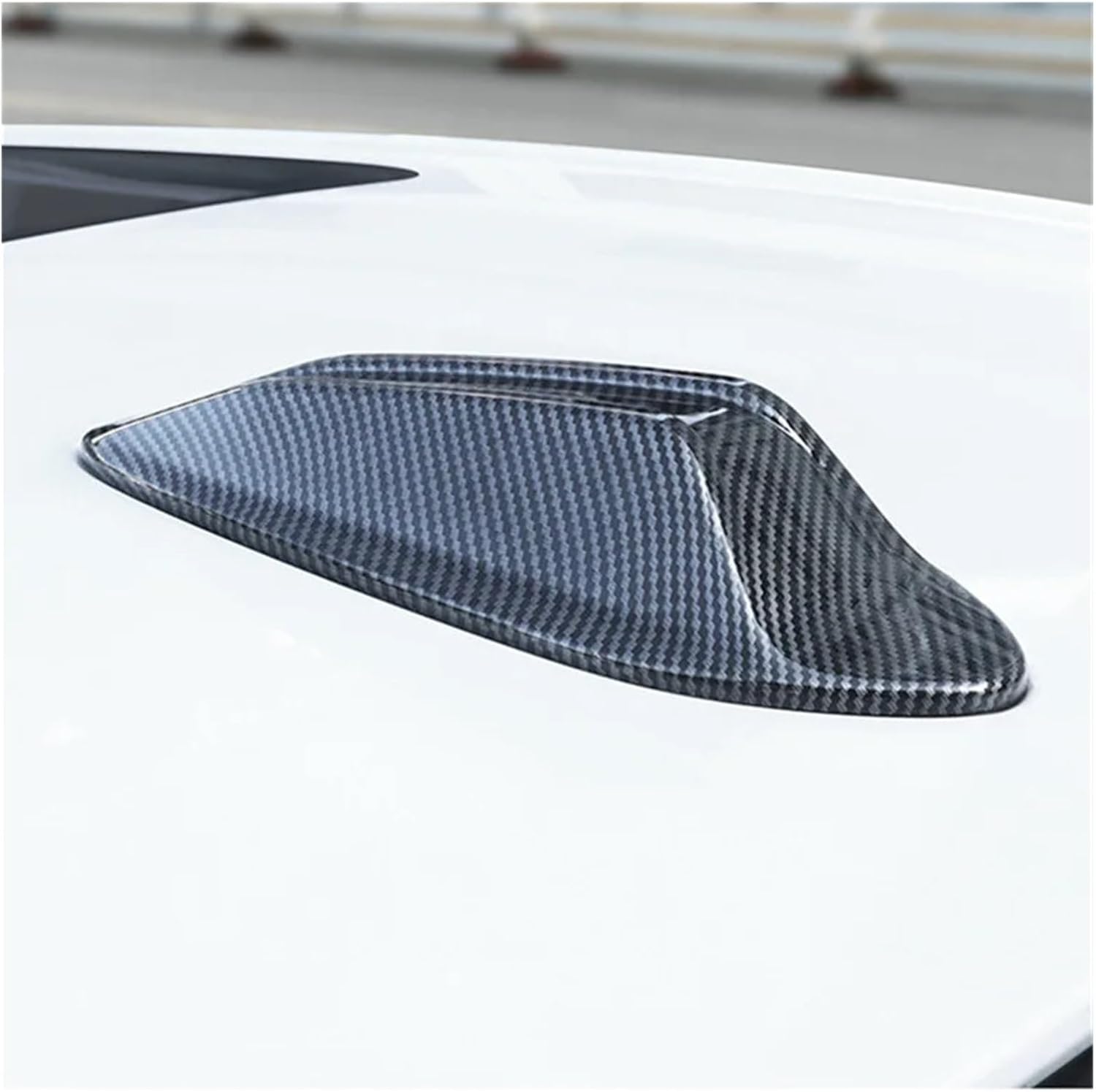 Car Shark Fin Antenna Cover Carbon Fiber Pattern Antenna Decoration Cover Compatible for BMW 3 Series i3 X5 X6 G20 G28 G05 G06 2023-2024(Carbon Fiber Pattern)