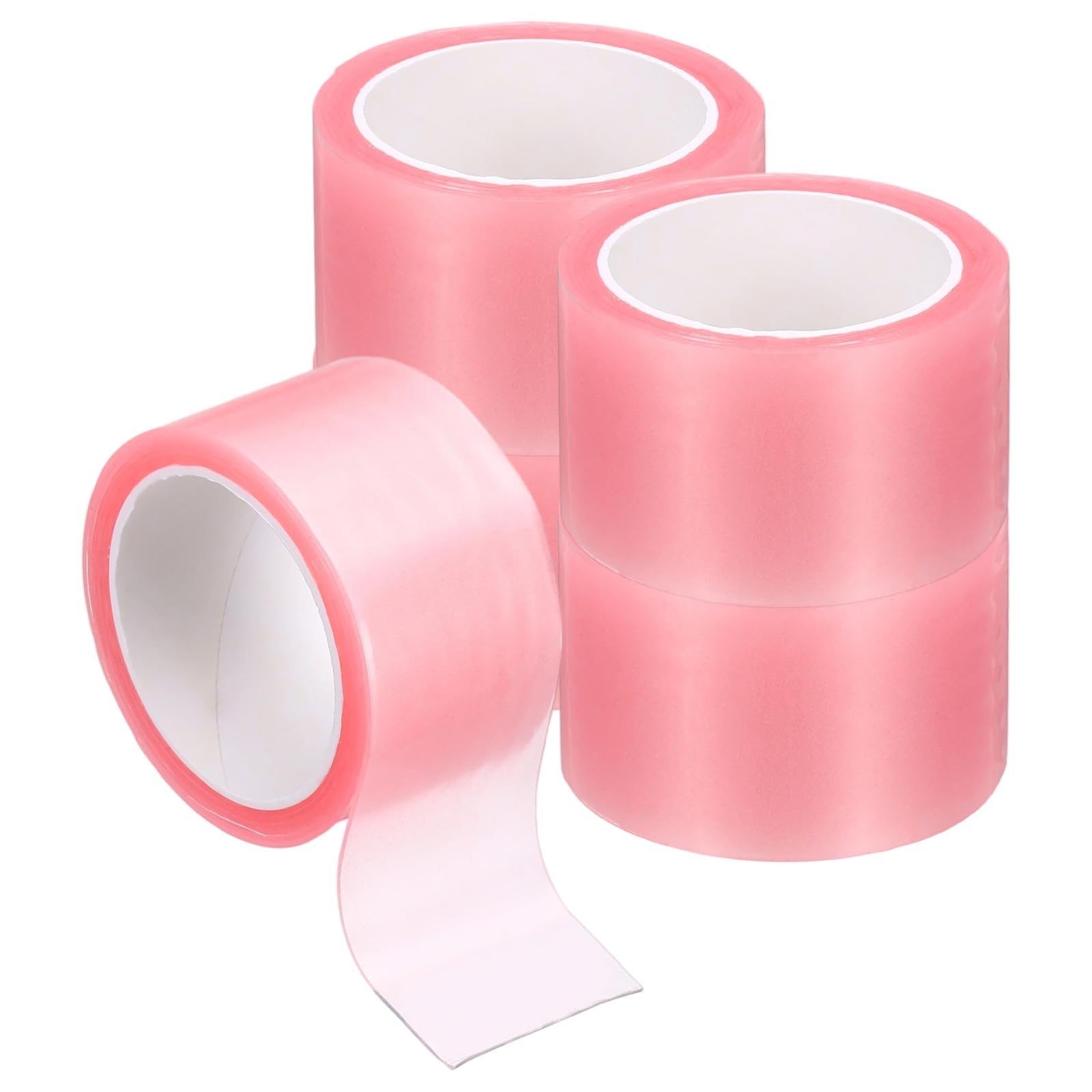 PATIKIL Nano Tape 1 x 39 Inch, 5 Pcs Double Sided Nano Bubble Tape, Adhesive DIY Arts Crafts Ball Maker for Arts DIY Crafts Birthday Parties Home Play, Pink