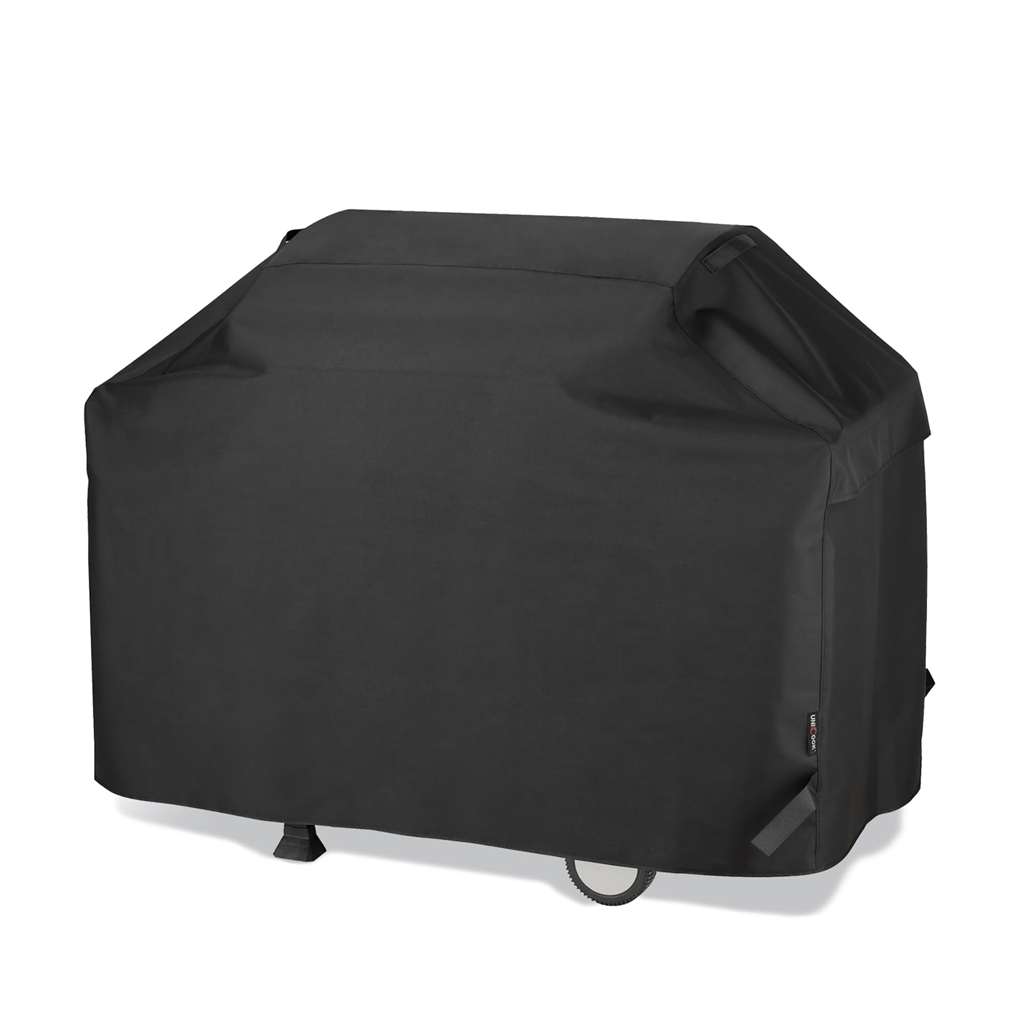 Unicook Outdoor Large Grill Cover 70 Inch, Heavy Duty Waterproof Gas Grill Cover for Outside, Fade Resistant Durable BBQ Protector, All Weather Protection for Backyard BBQs, Black