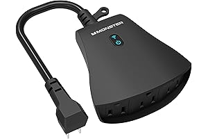 FEIT ELECTRIC Outdoor Smart Plug, 3-Outlet, Weather Resistant