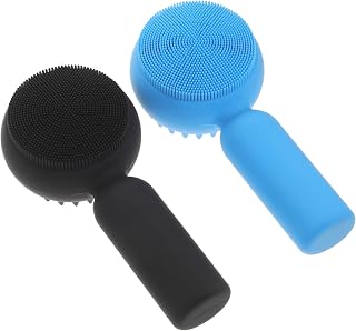 SAFIGLE 2piezas Limpieza Profunda Facial Cepillo De Silicona Flexible Exfoliación y Eliminación De Puntos Negros