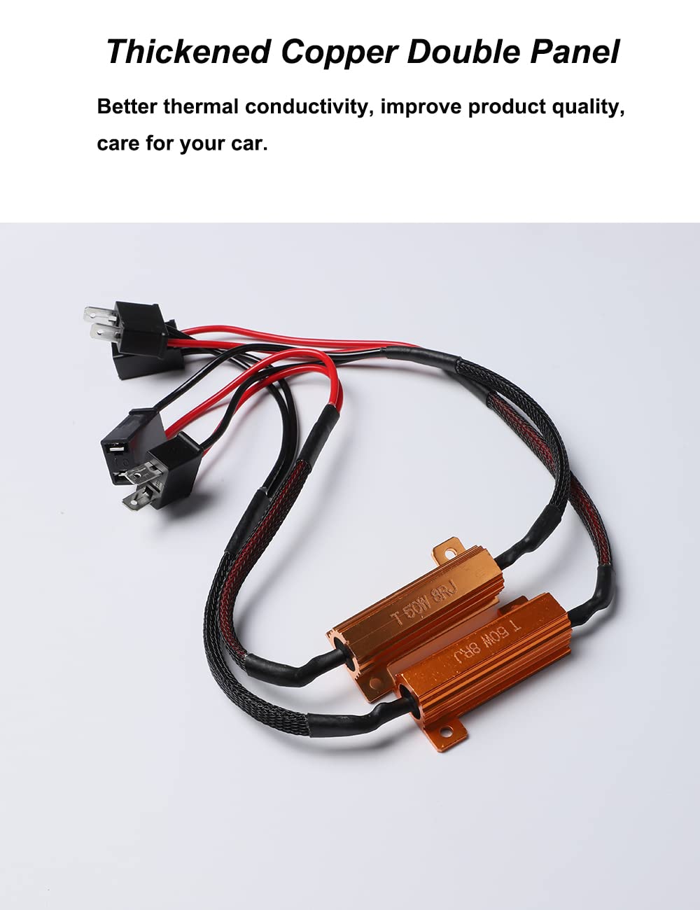 H7 LED Anti Errore Canbus - Decodificatore per Faro Auto LED con Cancellatore di Codice Errore - Plug & Play Anti-interferenza Radio Audio - 2 Pezzi