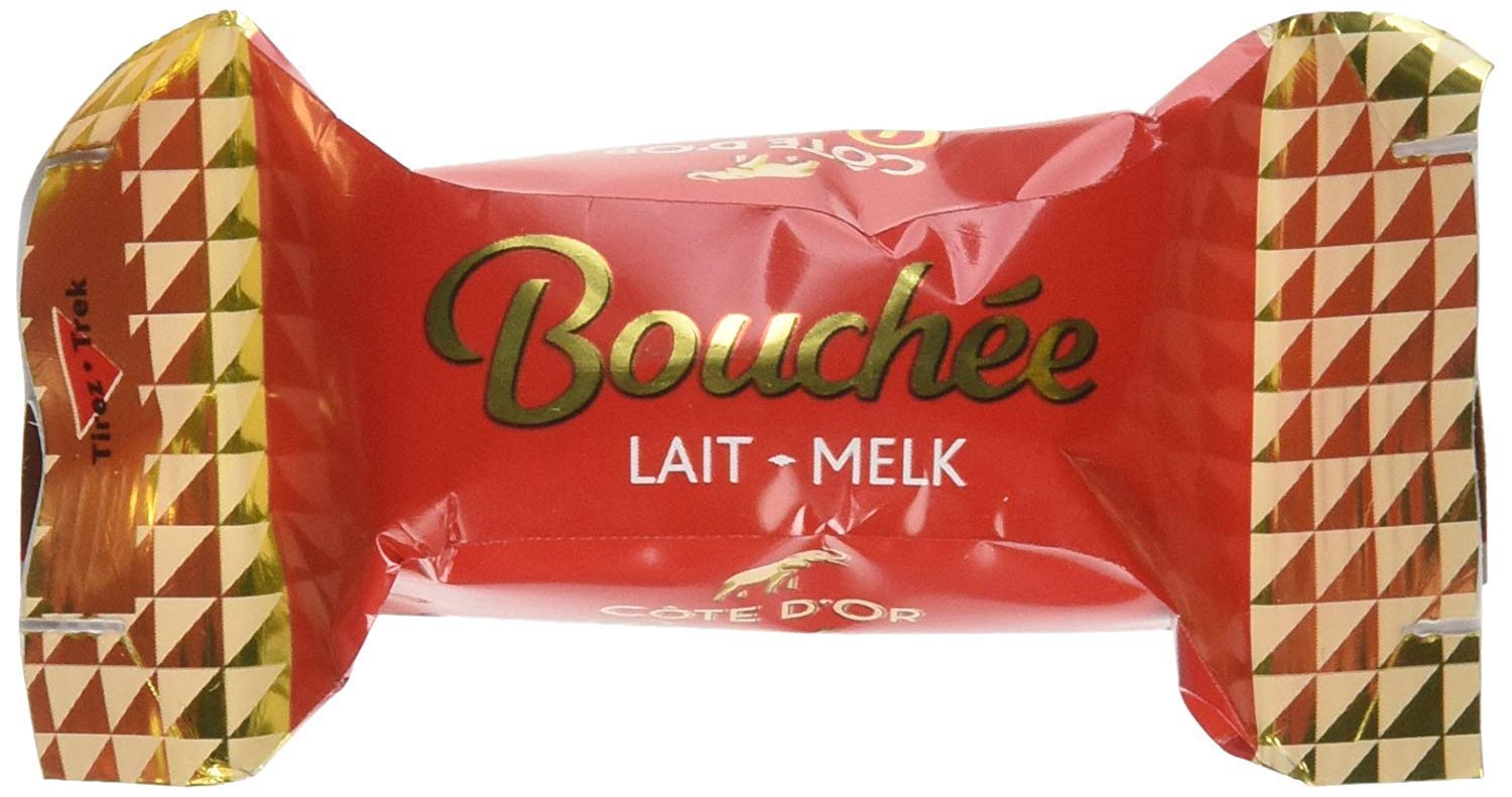Côte d'Or Bouchée Lait-Melk, zartschmelzende Schokolade in belgischer Qualität, Vollmilch-Pralinen mit Haselnuss-Mandelcreme-Füllung ideal zum Teilen, 12 x 200 g