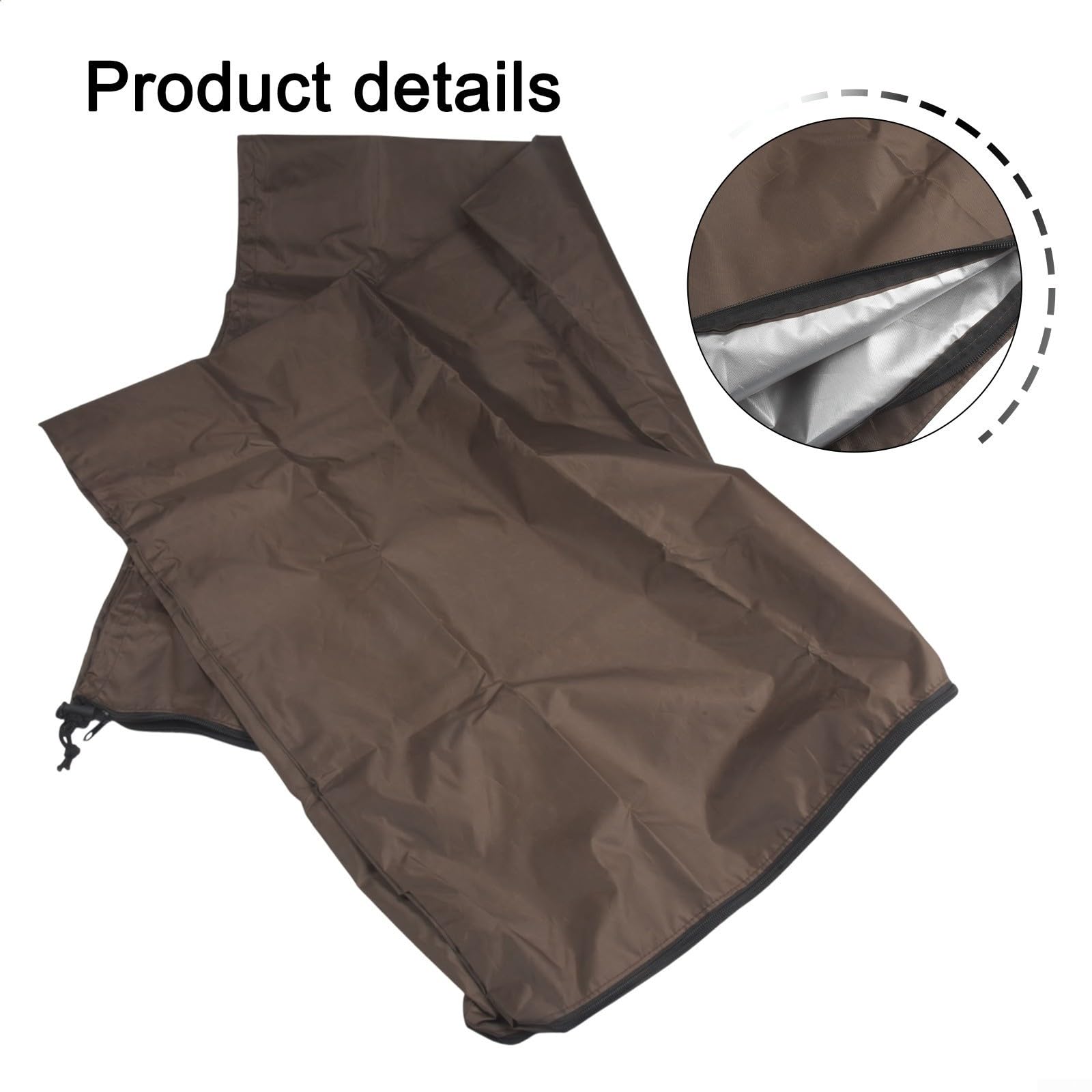 Teleskop-Staubschutz, 160 x 120 cm, 420D Oxford-Stoff, wasserdichte Teleskop-Abdeckung, Outdoor, Sonnenschutz, Astronomische Teleskop-Abdeckung mit verstellbarem Kordelzug (Meter, weiß)