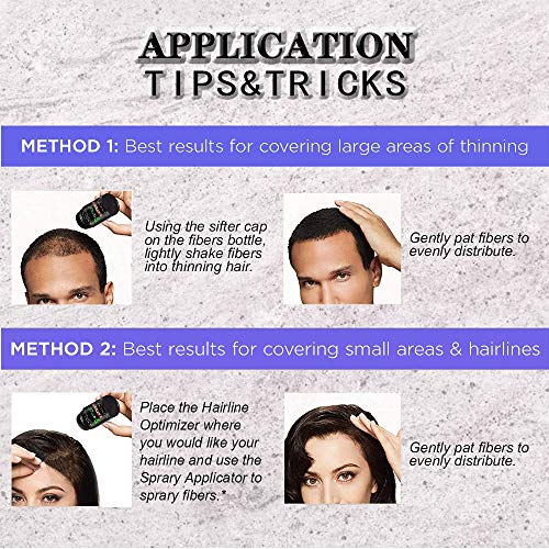 Ustar Hair building Fibers Hair Loss Concealer for Thinning Hair Light BlondE 0.42oz 12g - Thumbnail 7