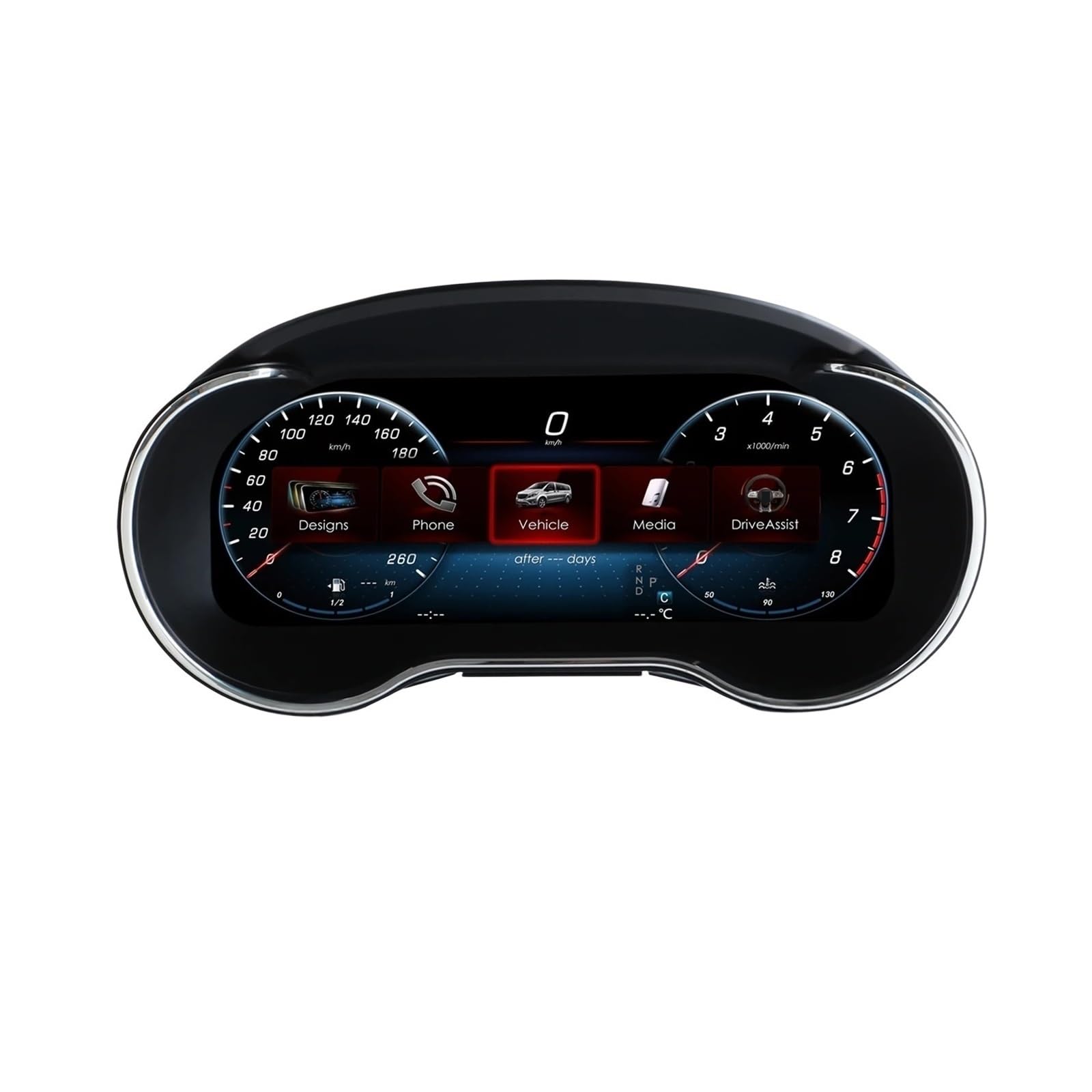 Panel LCD 12.3 pulgadas W205: velocímetro inteligente con Linux y Android para C-Class 7