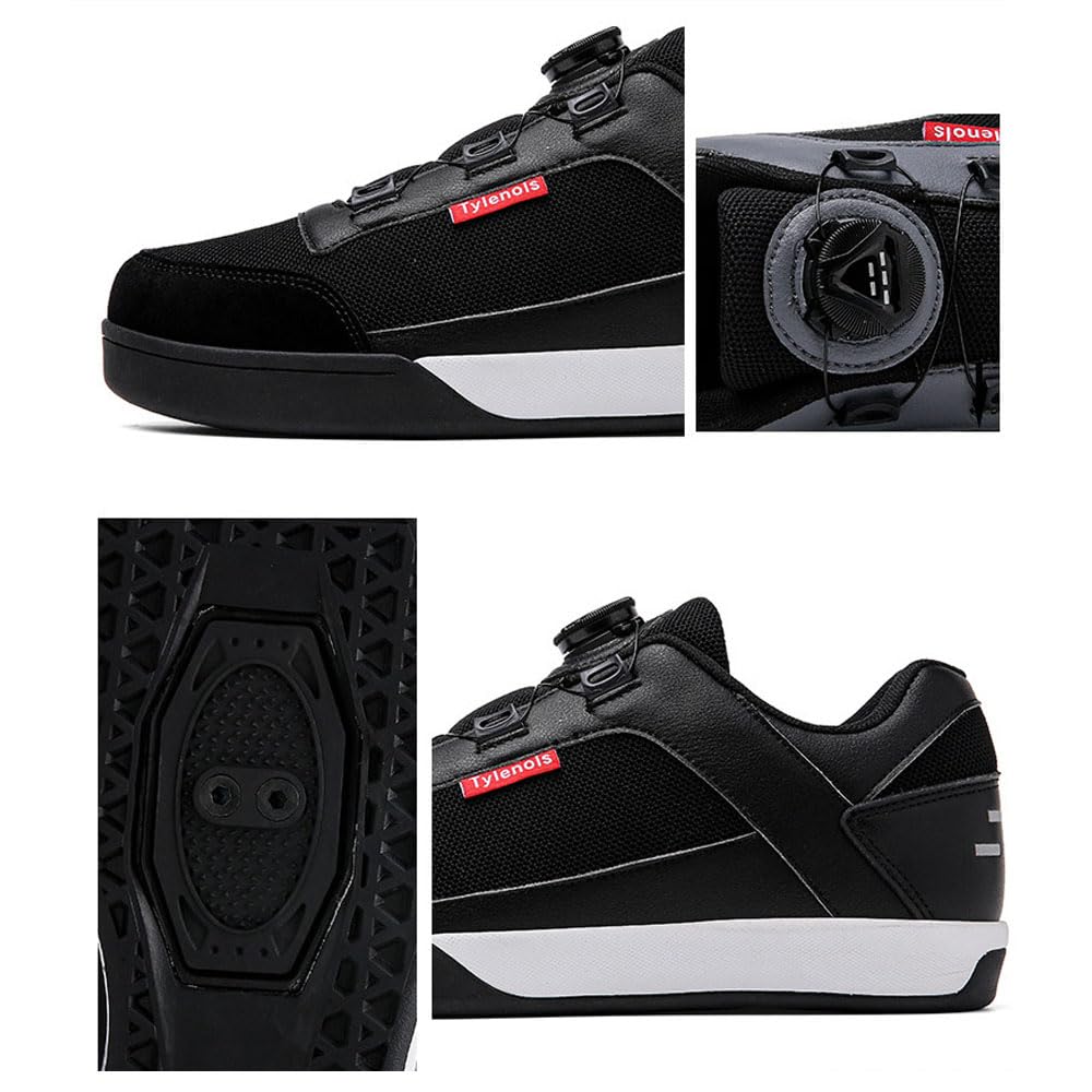 Hixingo Scarpe da Ciclismo Uomo Strada,Scarpe da Mountain Bike per Bici da Strada,Scarpe MTB Donna Road SPD Scarpe da Ciclismo da Bici Spin -S001
