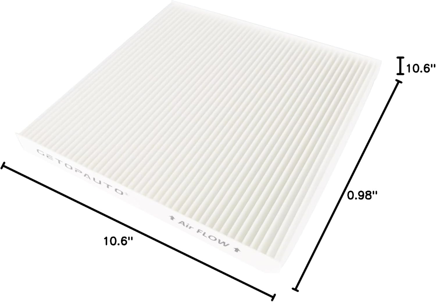 GETOPAUTO P609422 cabin air filter Compatible with Freightliner Cascadia, Columbia, Century Class,and Coronado Replaces AF26235, PA4857, P609422, wix 24318, abp n10g 91559, CAF24003, PA10181(set of 4)