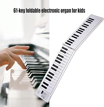 Folding Piano Keyboard 61 Key Electronic Piano Keyboard for Beginners