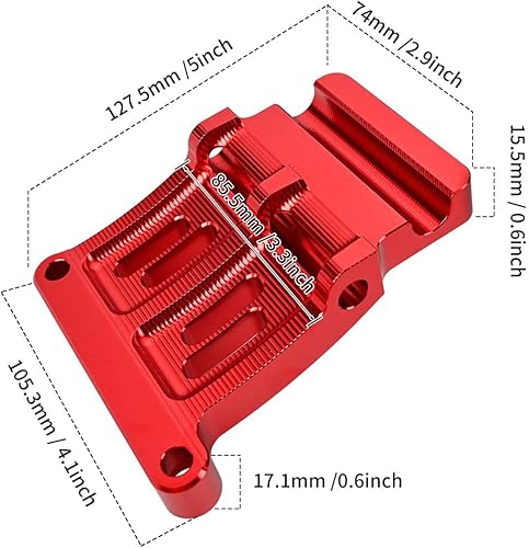 Miniatura 2 de Canitu Kit de soporte de marco de montaje para bastidor, soporte de aluminio resistente para clavijas traseras de bicicleta para Honda CRF110