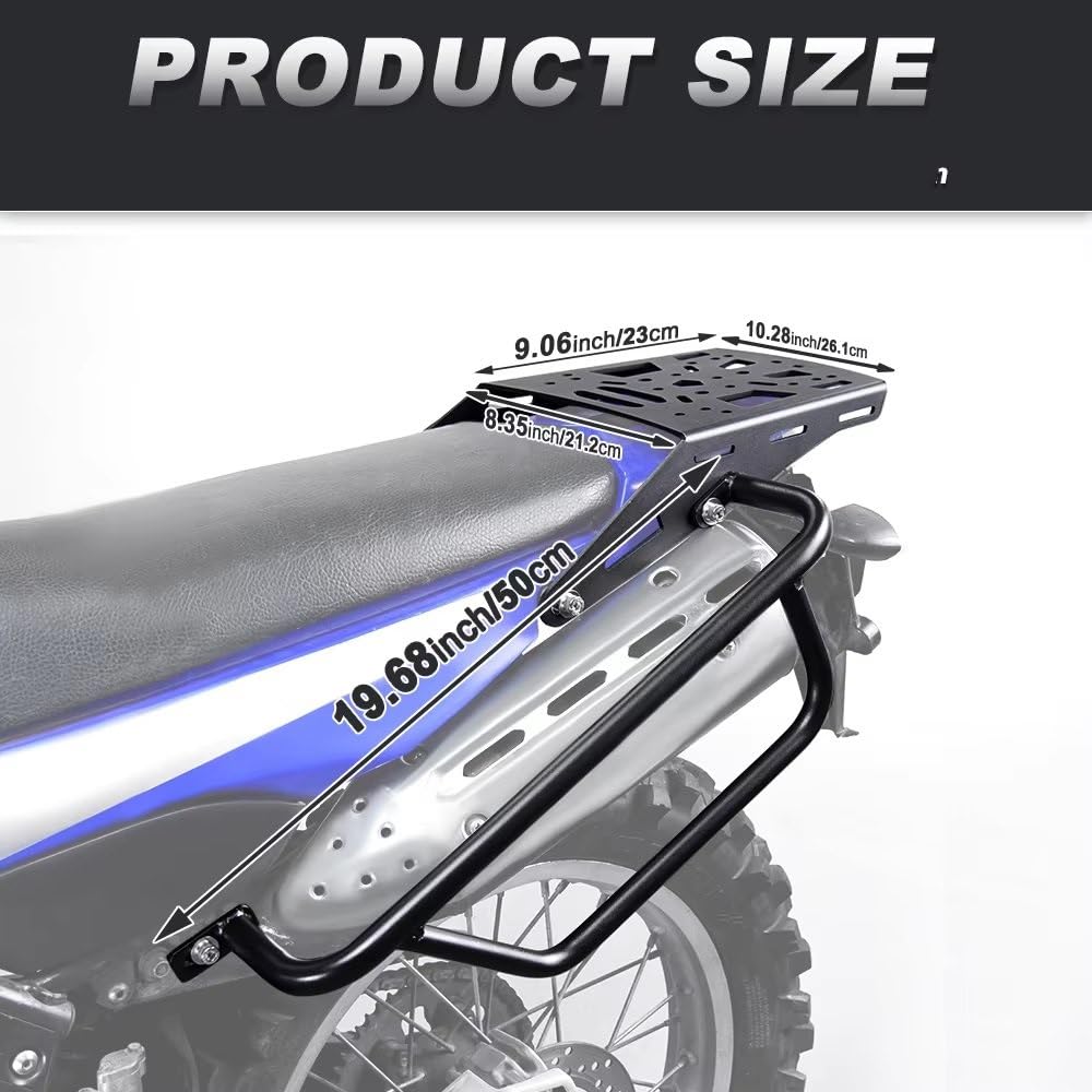 Portaequipajes Equipaje Trasero para para XT250X para XT 250 X Todos los años Portaequipajes Trasero para Motocicleta Estuche con Soporte