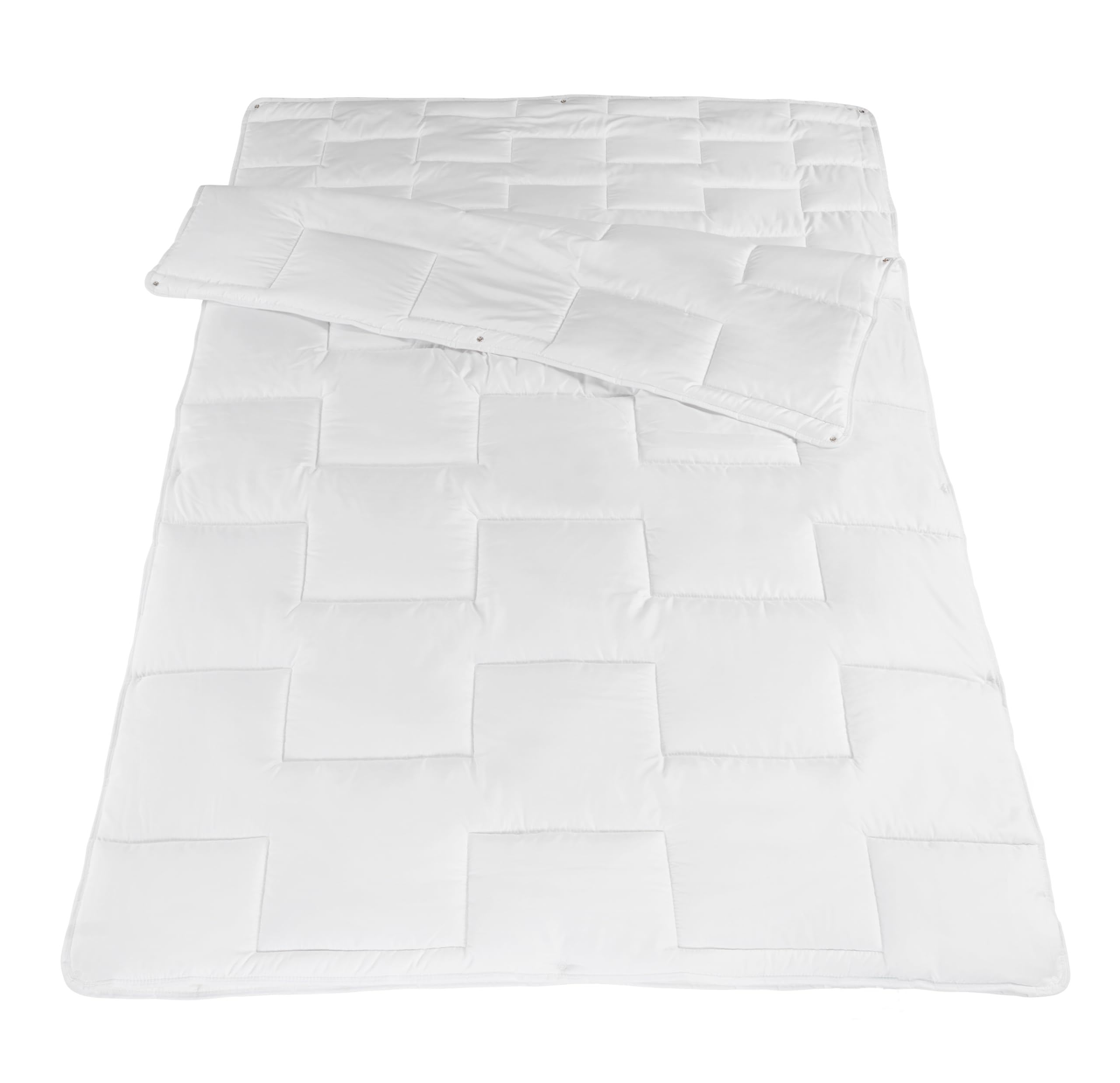 Carpe Sonno 4 Jahreszeiten Bettdecke 200x220cm [Made in Germany] 3-in-1 Bettdecke für Sommer & Winter | Atmungsaktive Winterdecke und Sommerdecke | Steppdecke 200x220 | Ganzjahresdecke