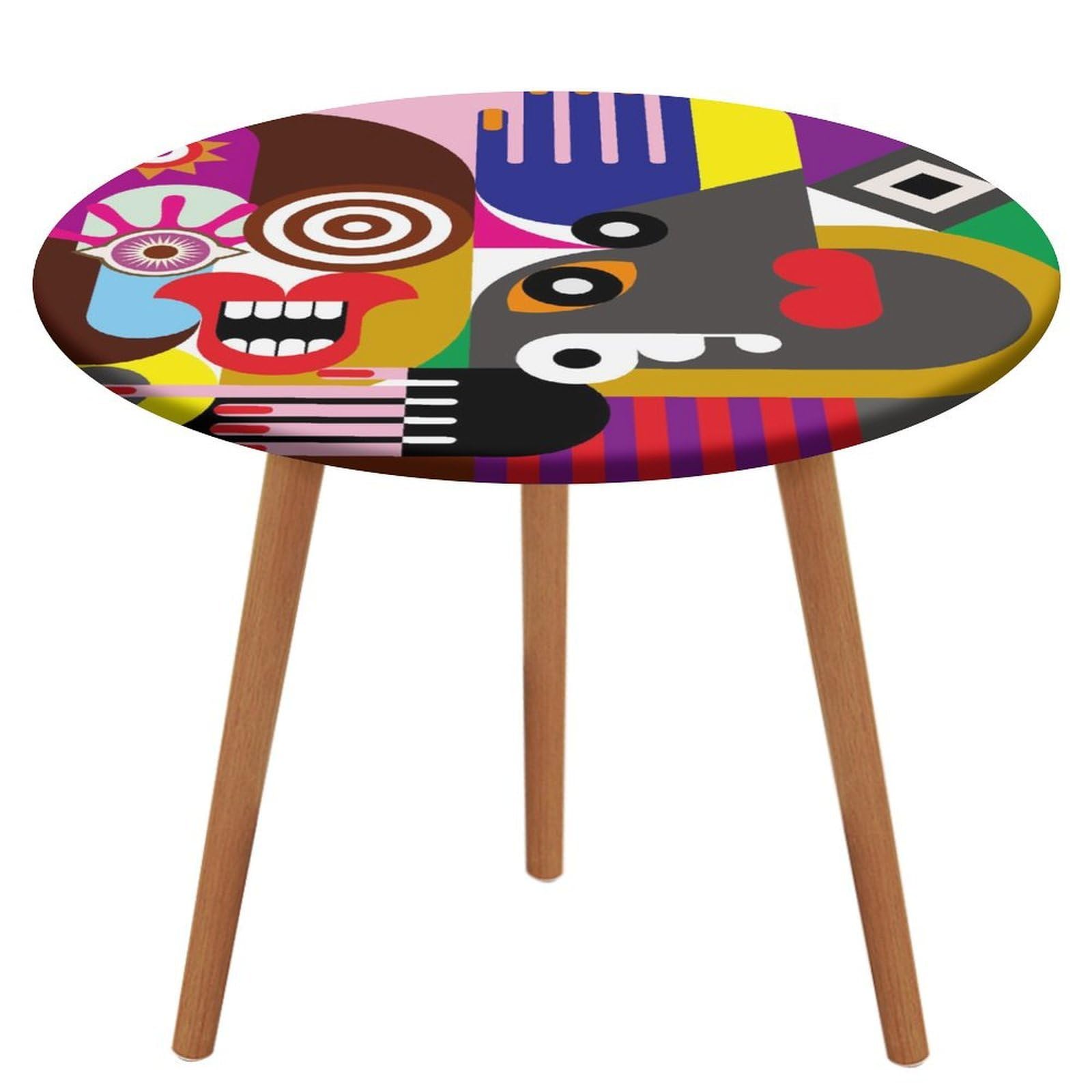 MZGFAQ Abstract Dining Table Cover Water Resistance Tablecloth For Home Restaurant Party