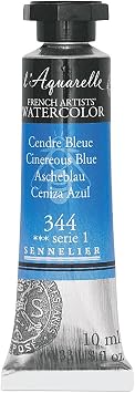 Sennelier lAquarelle Watercolor Tubes 10ml - Cinerous Blue 10ml Tube