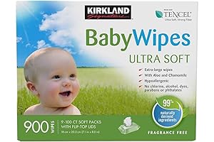 KIRKLAND Signature Baby Wipes (900 Wipes): Top-Notch Costco Wipes for Uncompromising Cleanliness