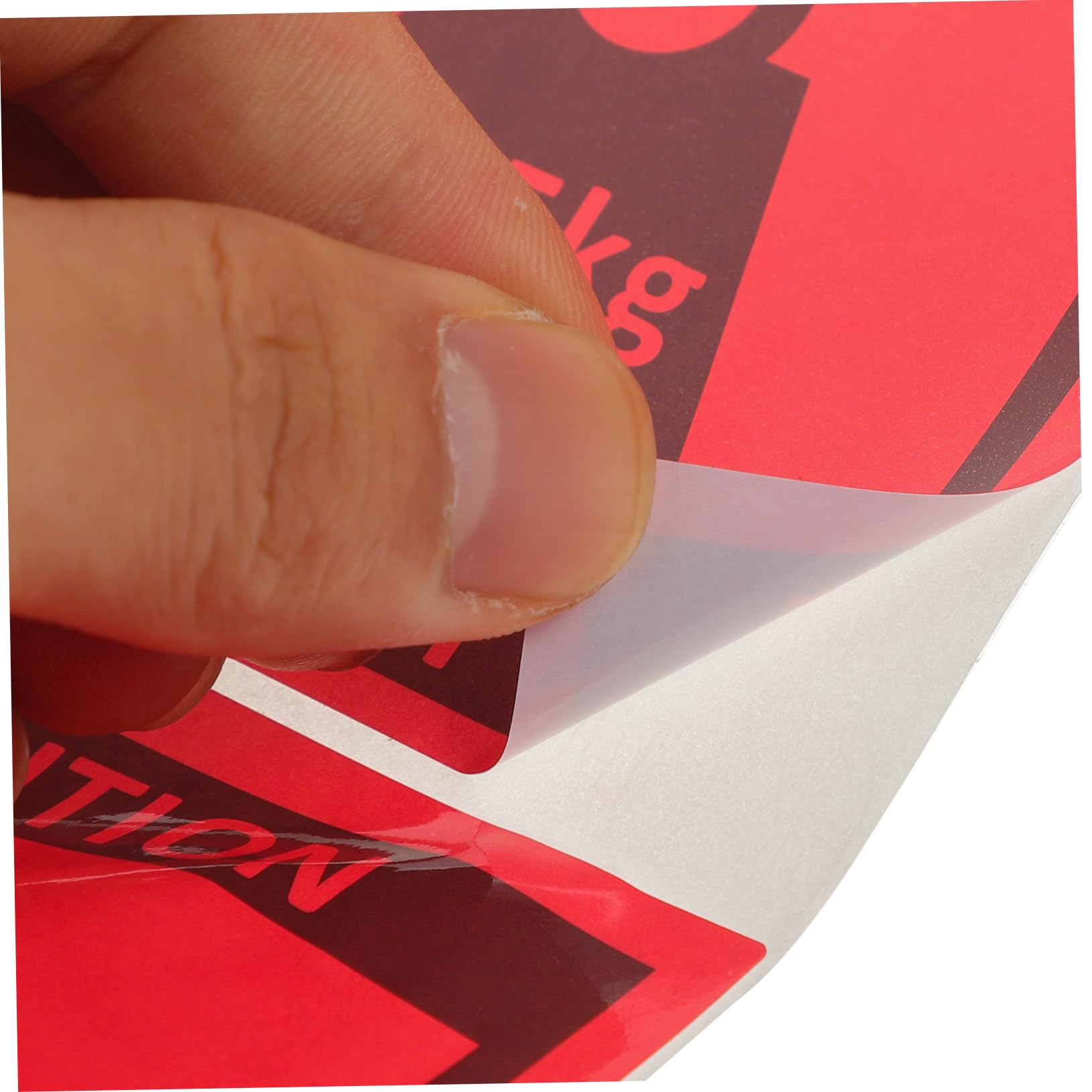 Étiquettes Autocollantes Lourdes Rouges Adhérence Élevée, Fixation Sécurisée, 500 Étiquettes par Rouleau pour Emballage Transport pour Gestion D'étagère