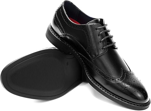 Miniatura 3 de Temeshu Zapatos de vestir para hombre, zapatos Oxford casuales, zapatos formales de negocios