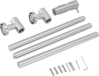 Shower Slide Bar, Stainless Steel Shower Slider Riser Rail Shower Head Holder Adjustable Wall Mount Handheld Shower Head Holder Bracket