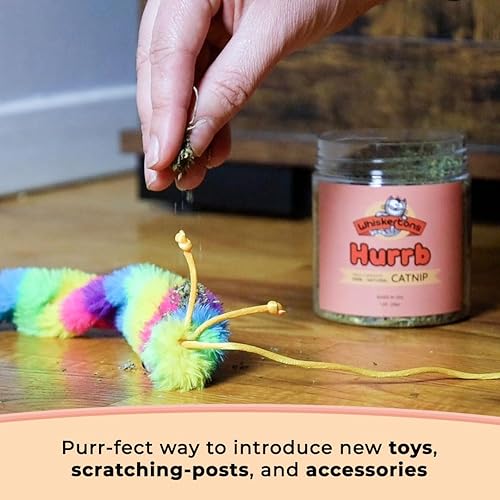 Miniatura 6 de Whiskertons Hurrb Hierba gatera para gatos y gatitos, 100% naturales y seguras golosinas de hierba gatera utilizada para juguetes y accesorios