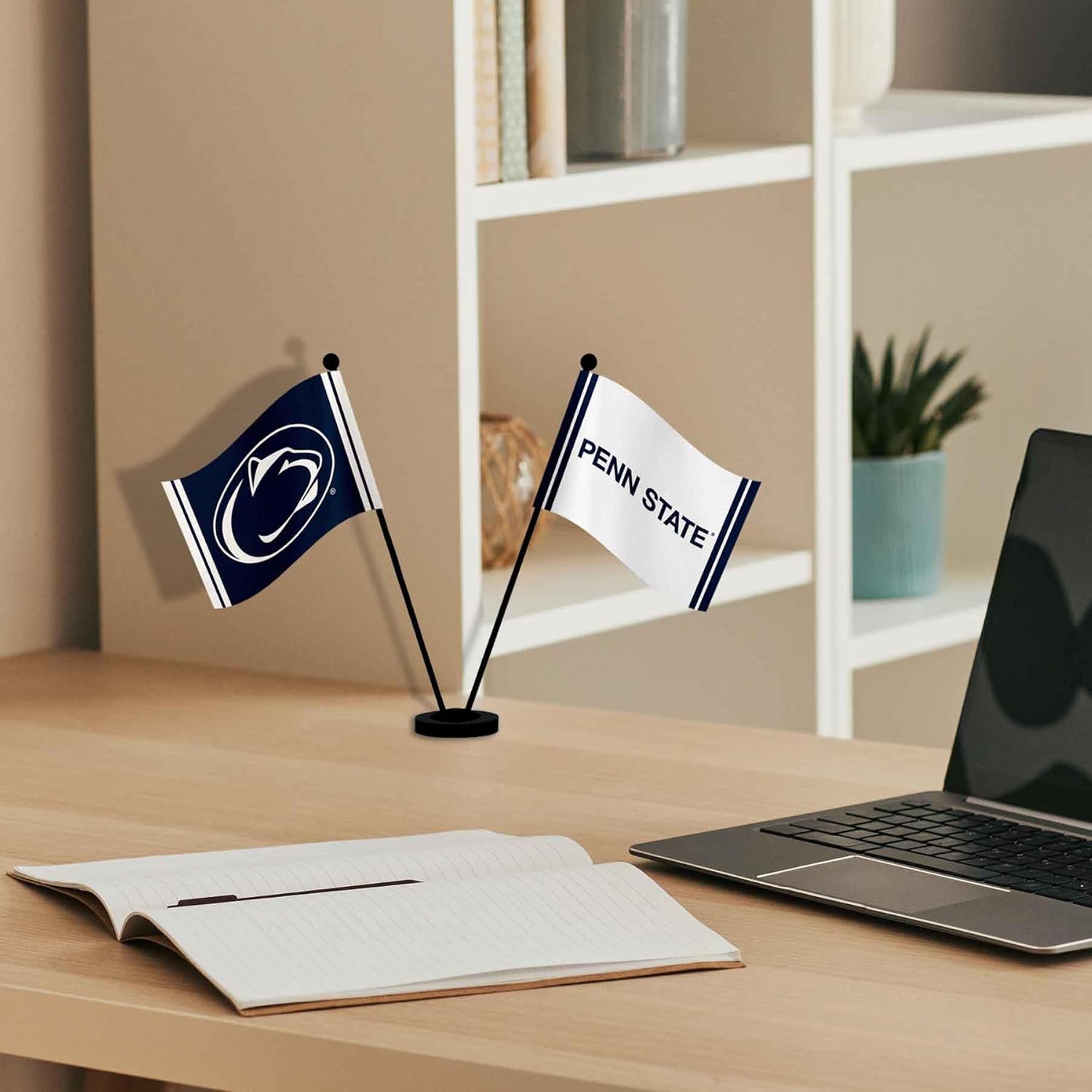 WinCraft Penn State Nittany Lions Desk and Table Top Flags - Image 2