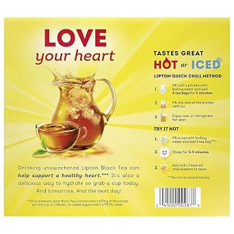 Lipton Tea Bags, Regular, 100/Box (Lip 291)