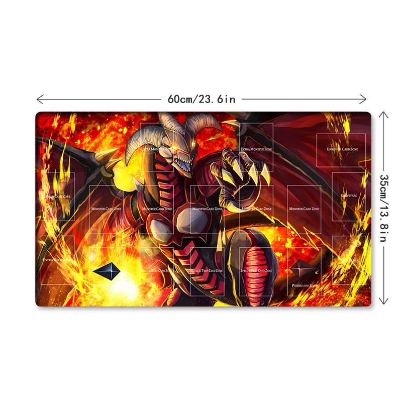 Amazon.com: New Mlikemat Playmat Red Dragon Archfiend TCG CCG OCG