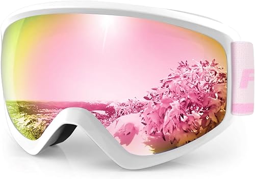 Miniatura 1 de findway - Gafas de esquí y snowboard para niños, niñas, jóvenes, diseño para usar sobre lentes