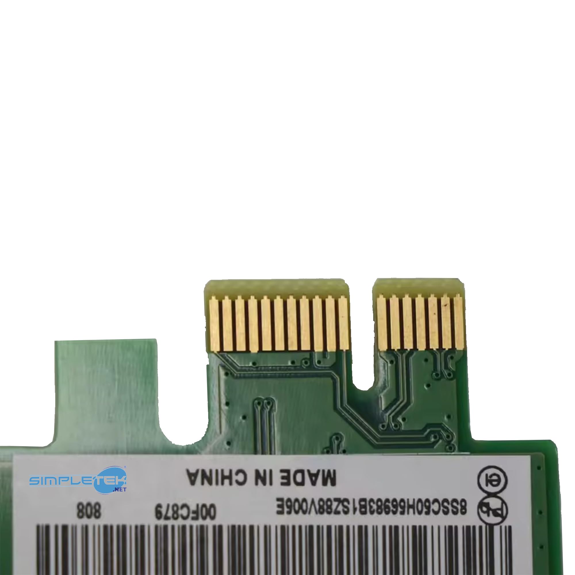 SIMPLETEK - Scheda di Rete 00FC879 LAN Adattatore PCIe 10/100/1000 Low Profile SFF Compatibile con Lenovo P310 P320 P330 M75S (Ricondizionato)