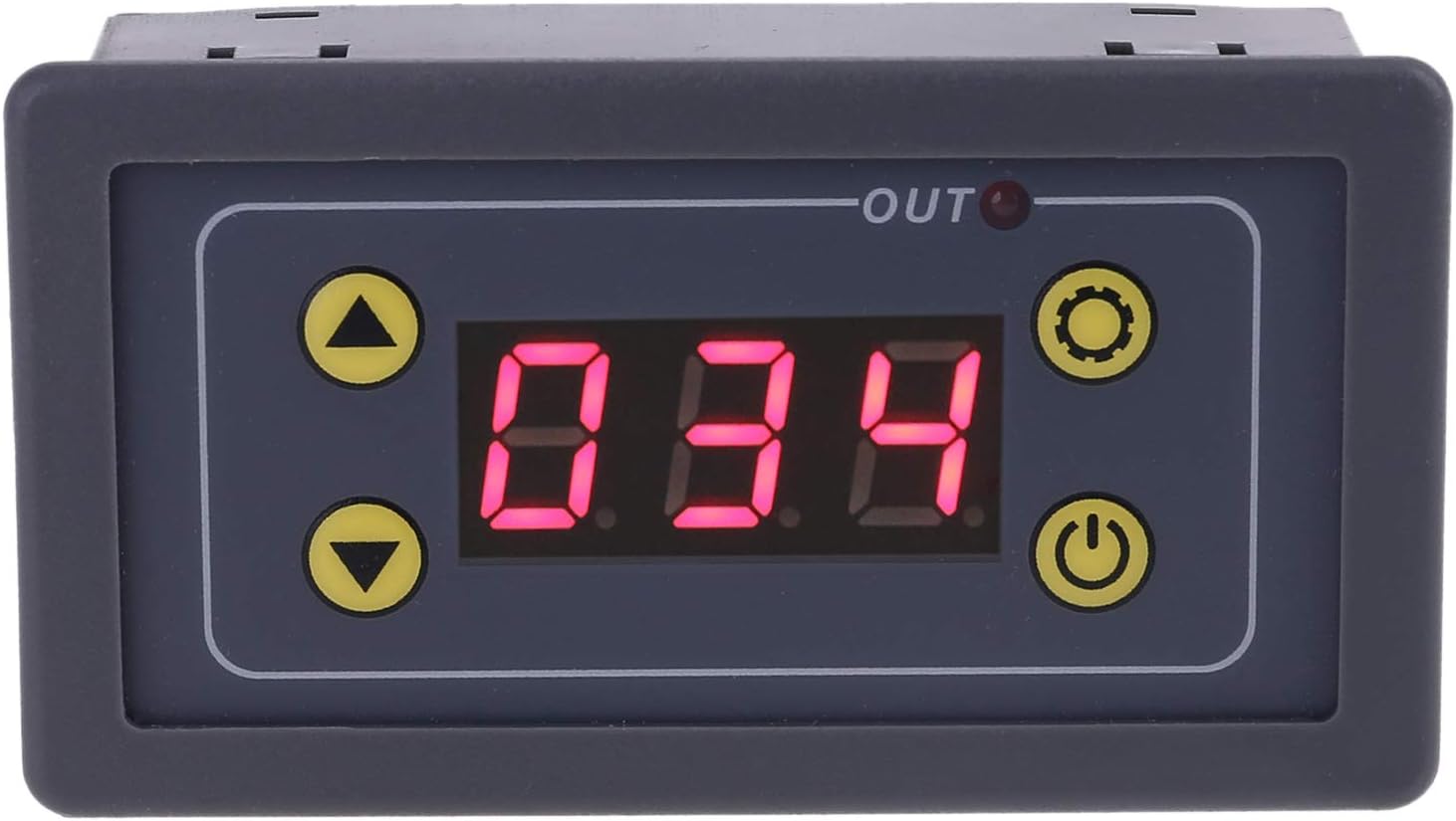 jiheousty DC 5V 12V 24V AC 110V 220V Módulo de relé de Tiempo de retardo Control de Temporizador de Ciclo de Tiempo