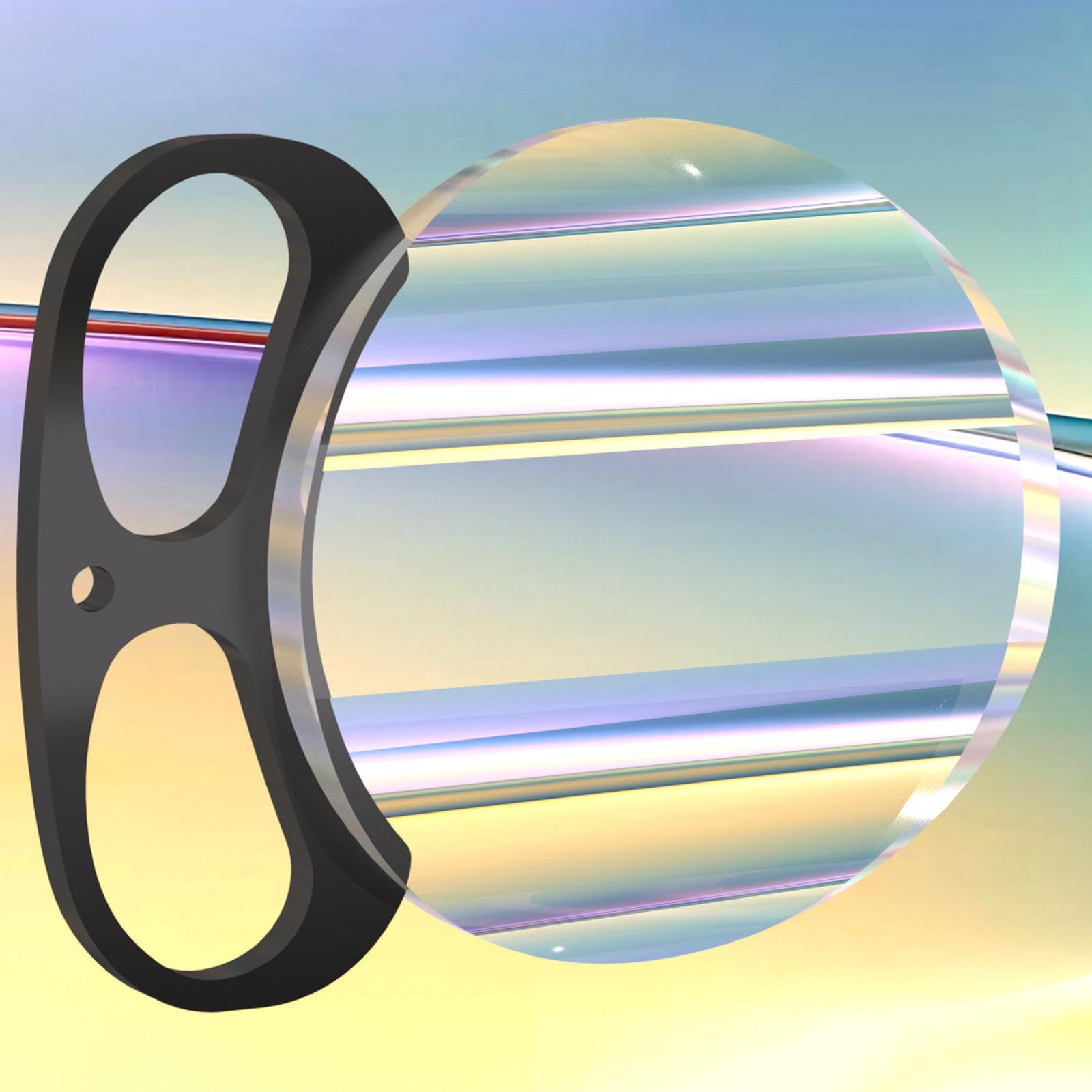 Filtre À Effets Spéciaux Double Face 100 Mm pour Appareil Photo Reflex Numérique, Filtre Anti-Flare Incurvé, Prisme en Verre Optique HD, pour La Photographie Et La Vidéo.