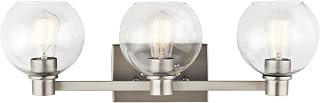 Kichler Harmony 3-Light Bathroom Vanity Light, Brushed Nickel