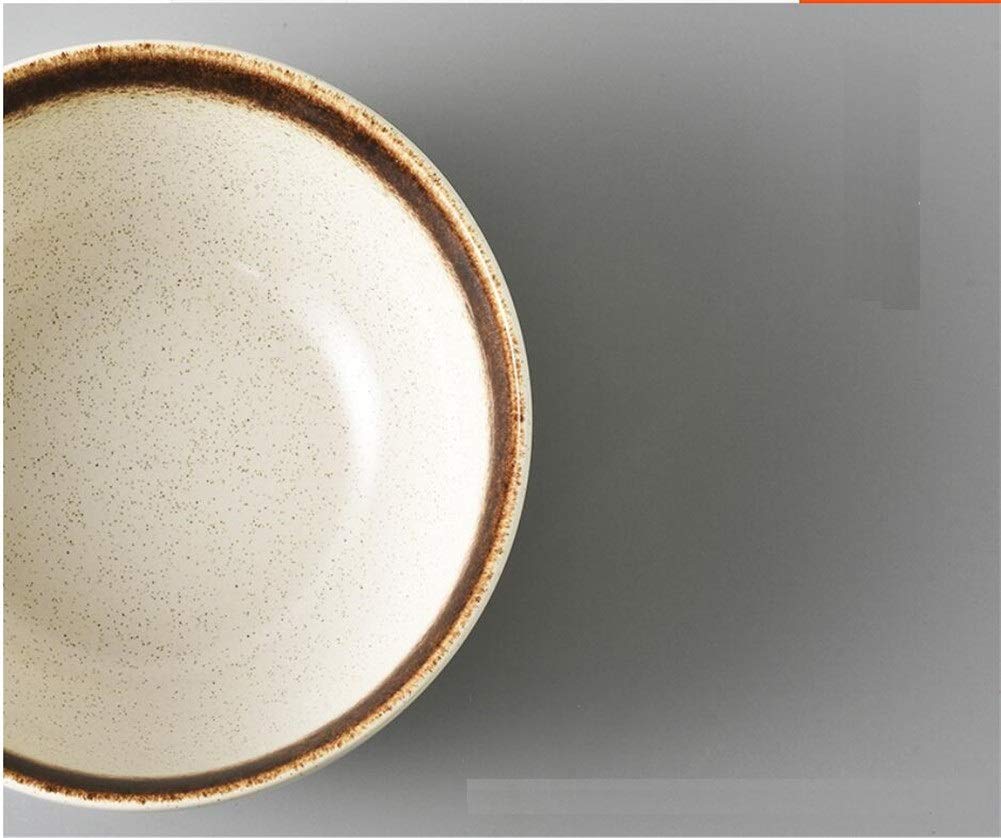 Ceramiczna miska ramenowa do domu, duża miska do serwowania, ceramiczne naczynia do serwowania, retro chiński styl miska do mieszania na imprezy, miski na płatki i makaron