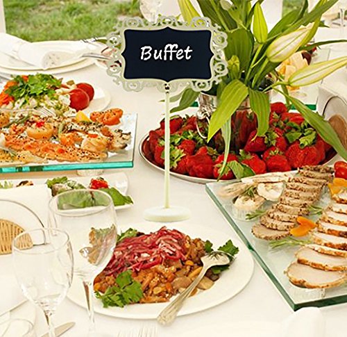 Makhry 10pcs Matrimonio Favo Mini Lavagna con