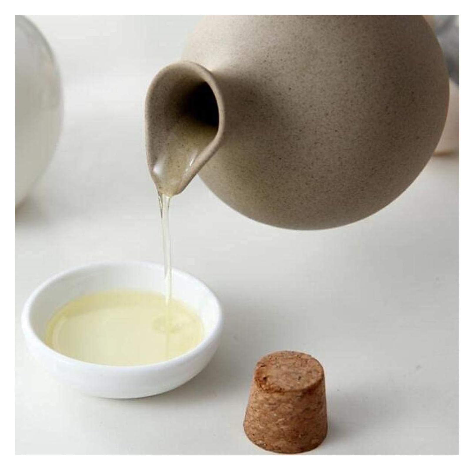 Dispenser 500 ml Bottiglia di Olio in Ceramica Bottiglia di condimento Aceto Salsa di soia Olio di Sesamo Condimenti da Cucina Bottiglie di stoccaggio delle spezie Bottiglie