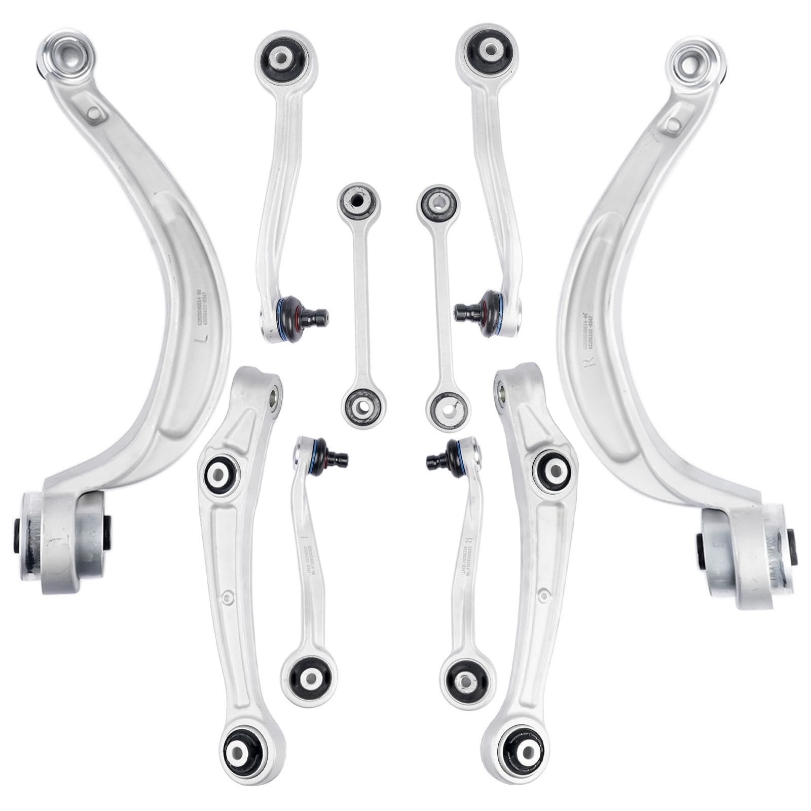 Wahacz Zawieszenia Pasuje do Audi Q5 8RB SQ5 2009-2017 8K0407151B 8K0407510A AP01 10 x zestaw wahaczy przedniego zawieszenia